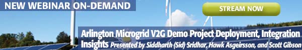 Arlington Microgrid V2G Demo Project Deployment, Integration Insights - On Demand